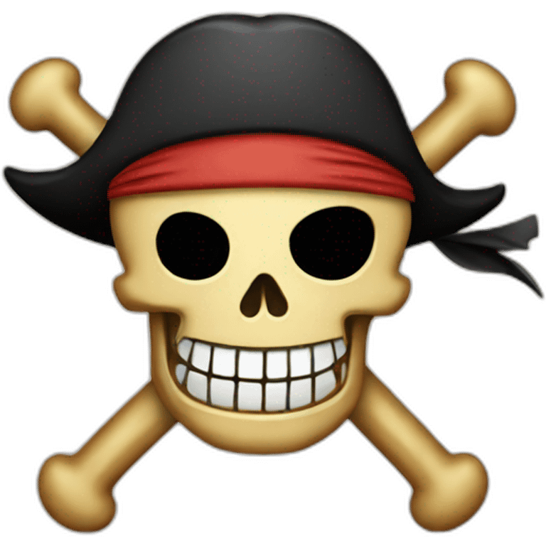 one piece pirate symbol emoji