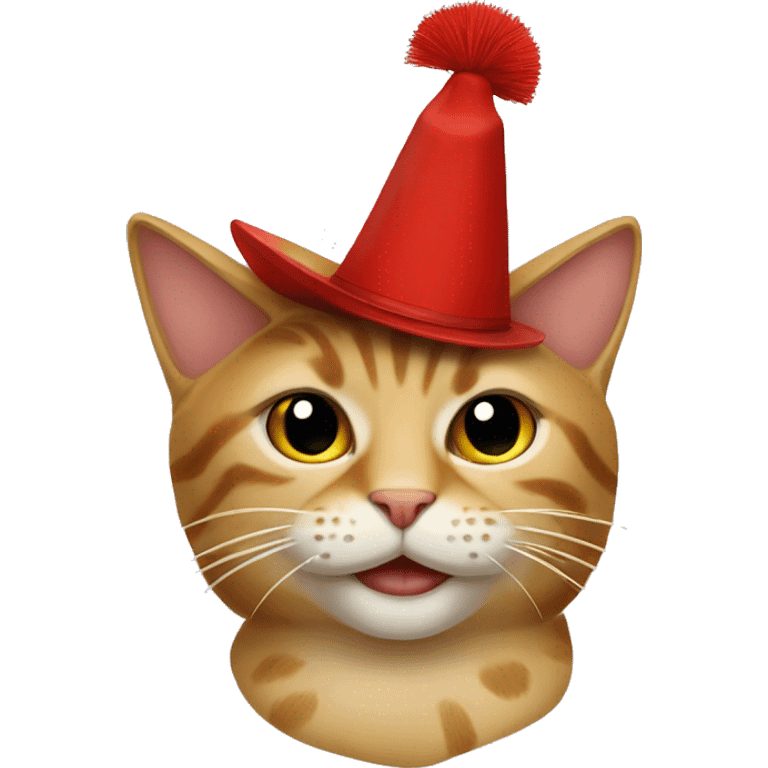 cat with albanian hat (plis) emoji