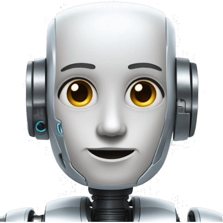 Robot inteligencia artificial emoji