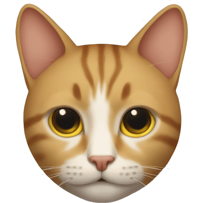 Man head on cat body emoji