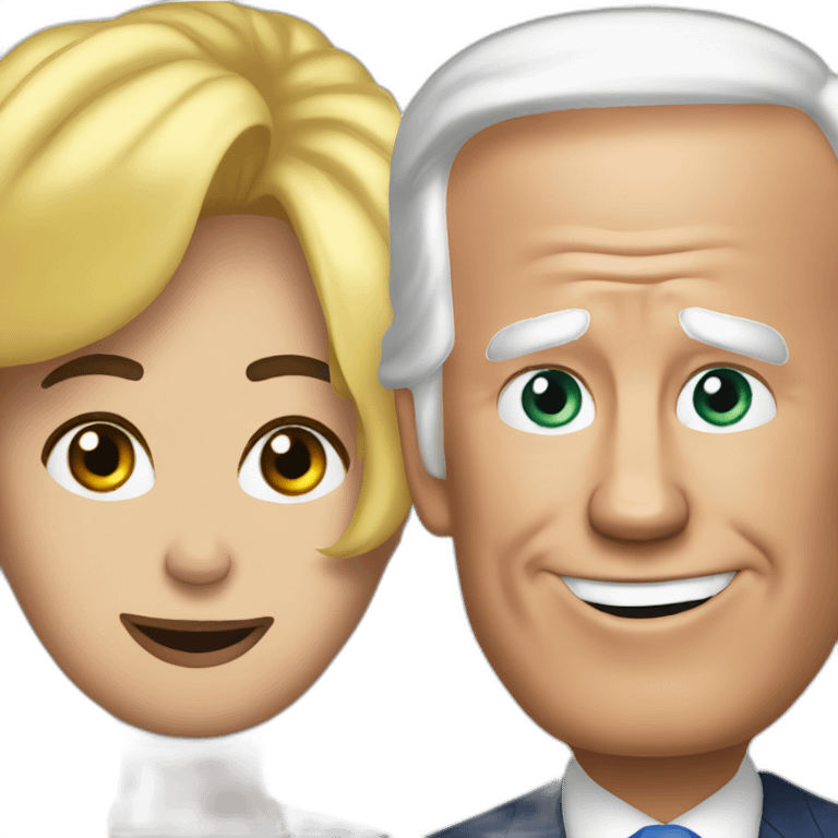 Trump and Biden emoji