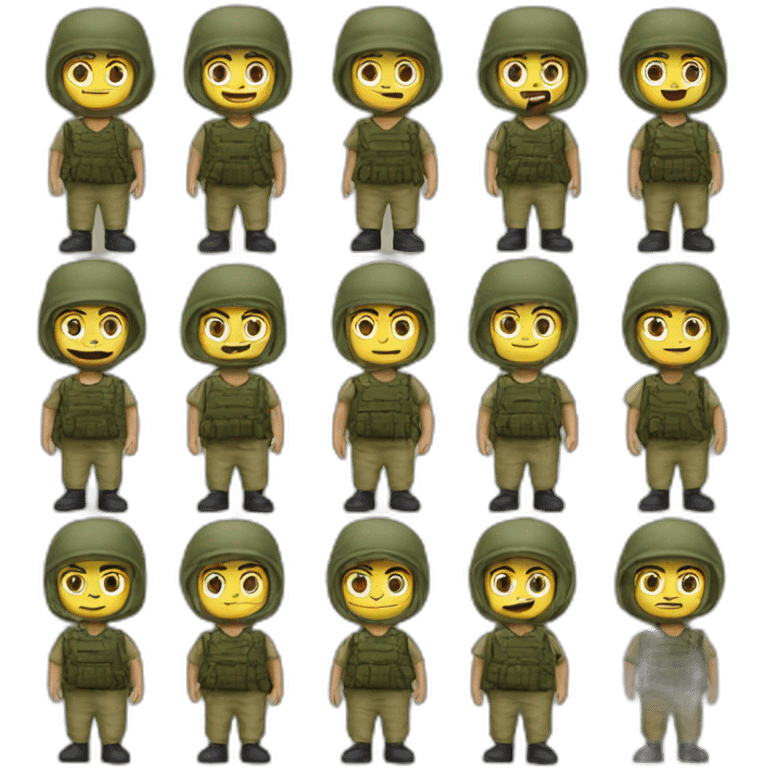 palestine Army emoji