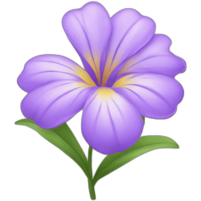 light purple flower emoji