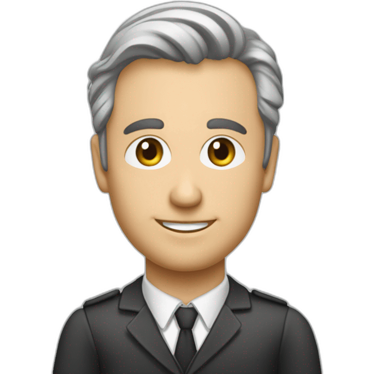 Create an emoji of Frederic Leydier https//www.linkedin.com/in/fredericleydier-school2business-relations emoji