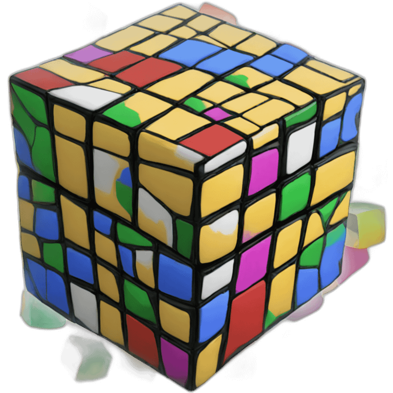 Rubik's Cube emoji