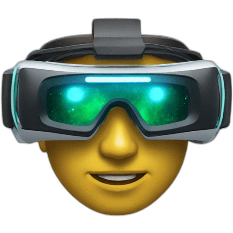 sci-fi virtual reality glasses emoji