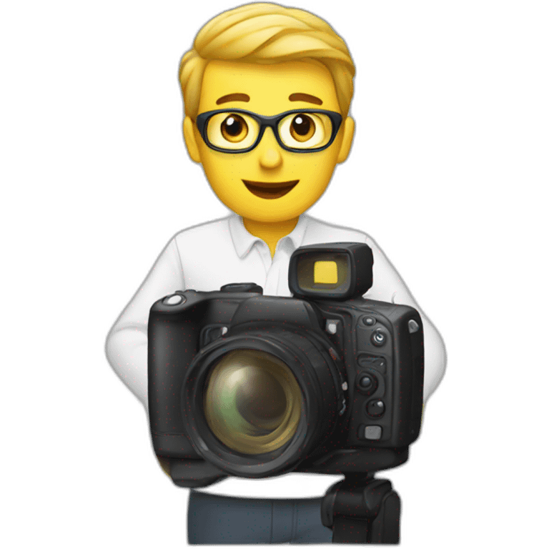 photographer on TV emoji