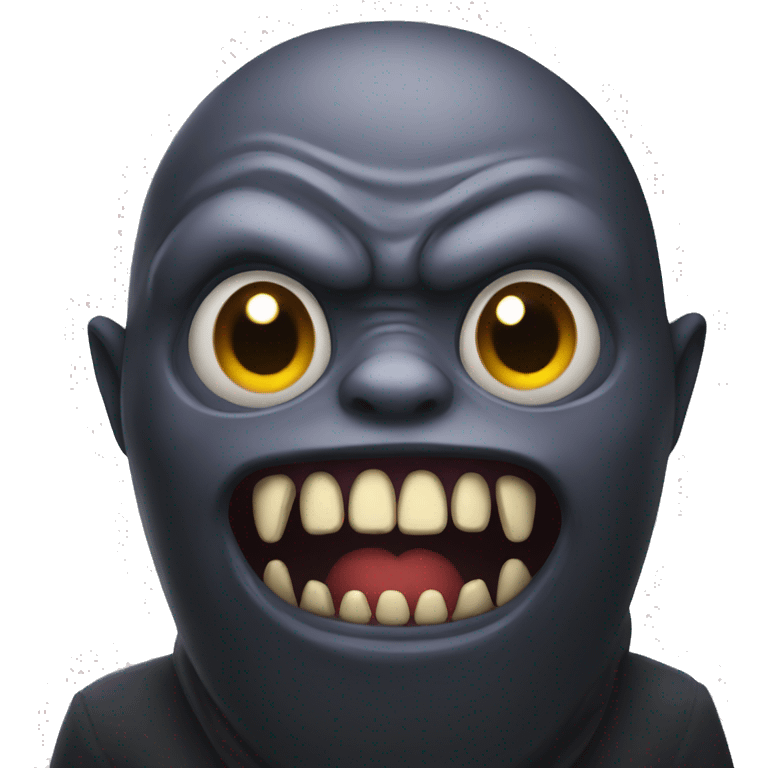 Scary creature emoji