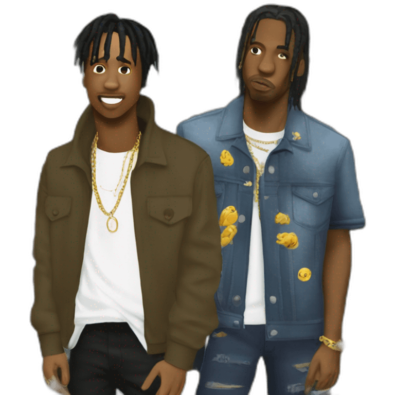 Travis Scott and metro boomin emoji