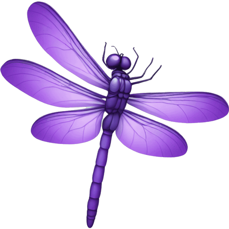 purple dragonfly emoji