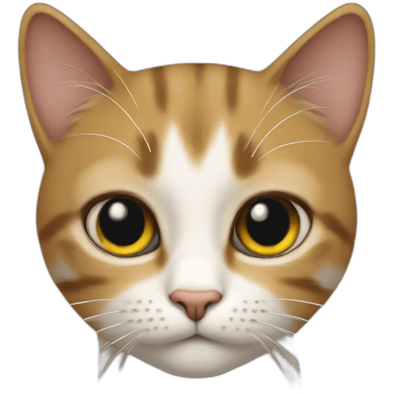 un chat sur un chat emoji