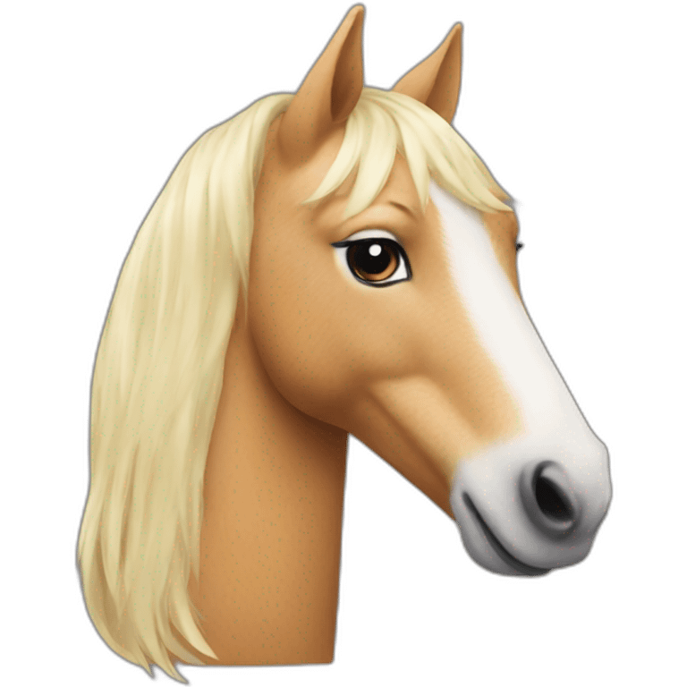 Fuchs blond horse emoji