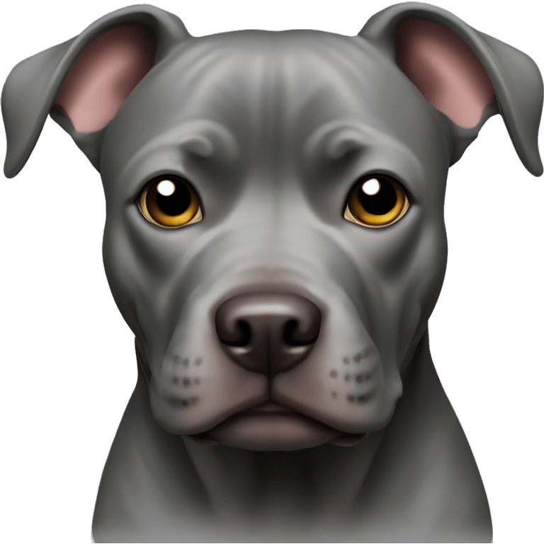 Black Pitbull  emoji