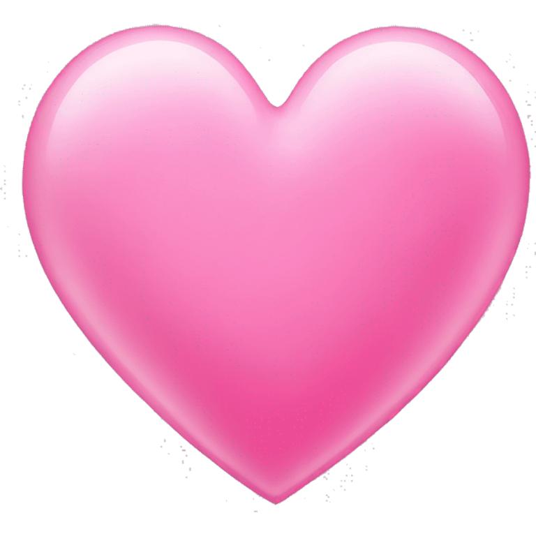 Bubbly pink heart  emoji