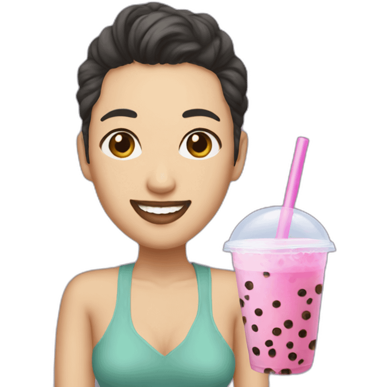 Bubble tea celebrity emoji