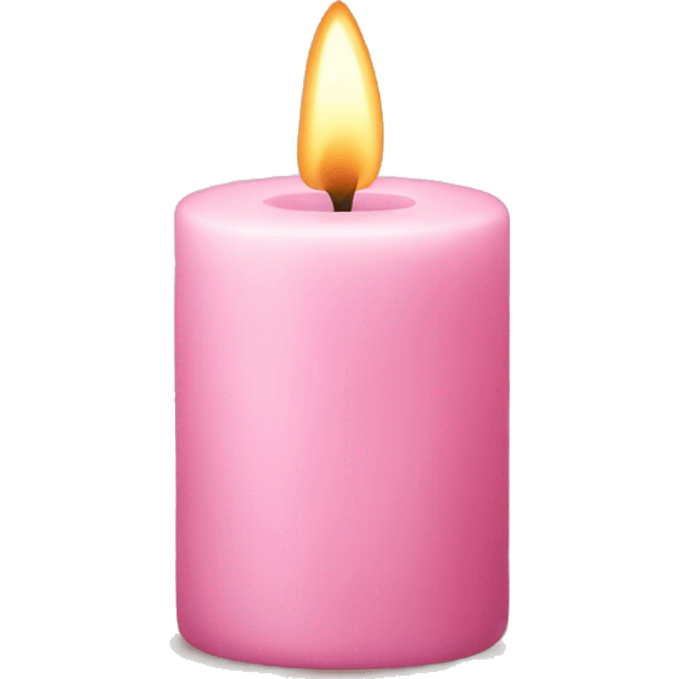 light pink candle emoji