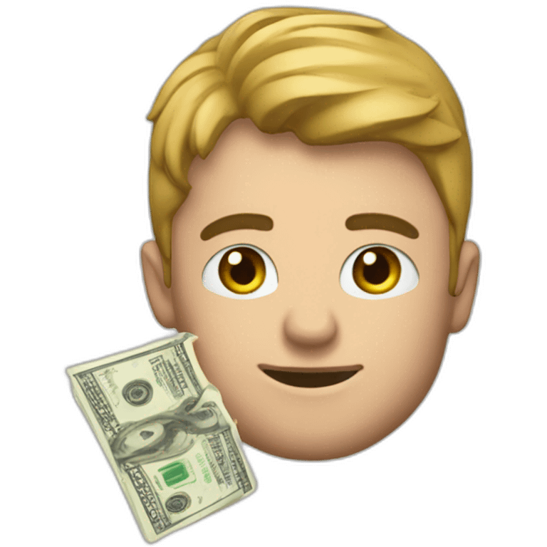 andrew tate con dinero en la mano emoji