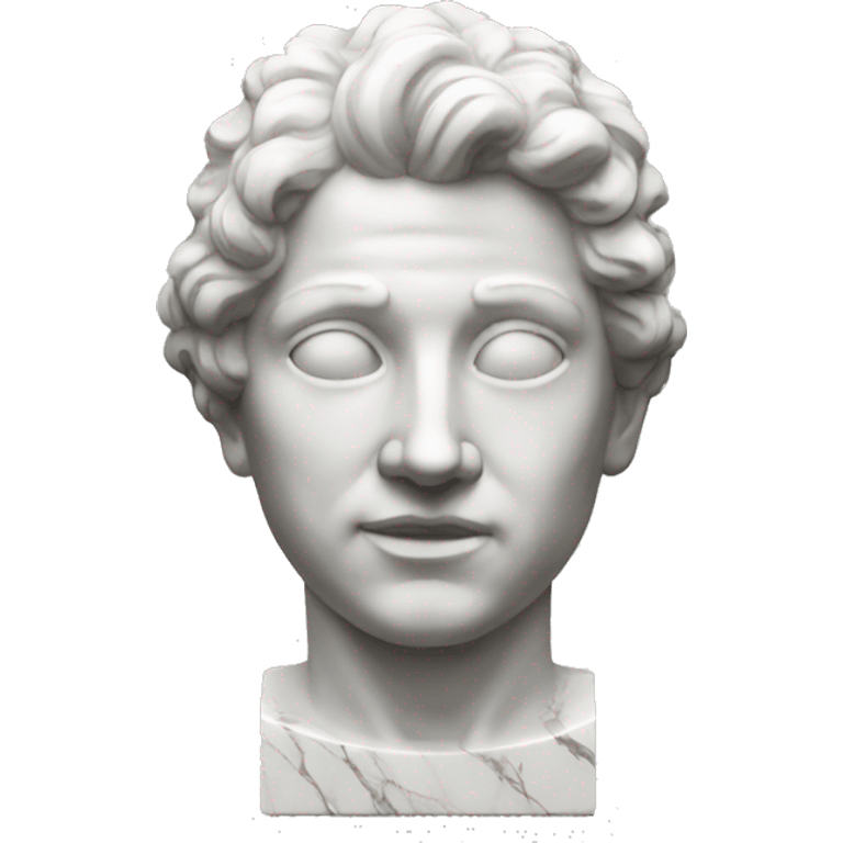 marble statue from front emoji