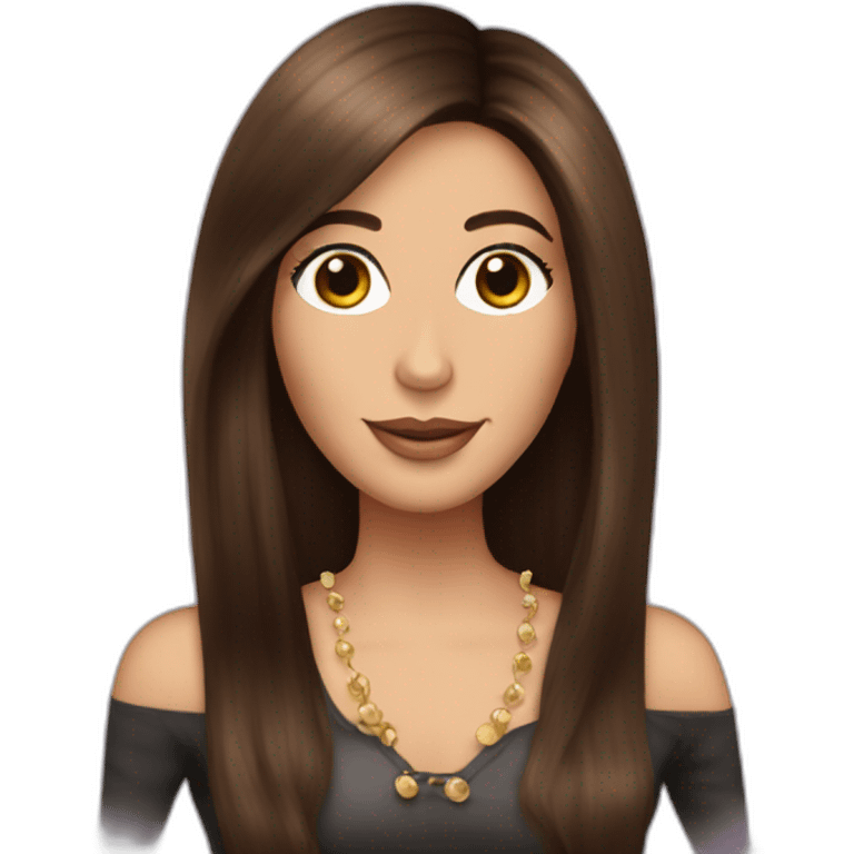 Cher brown hair alcool emoji