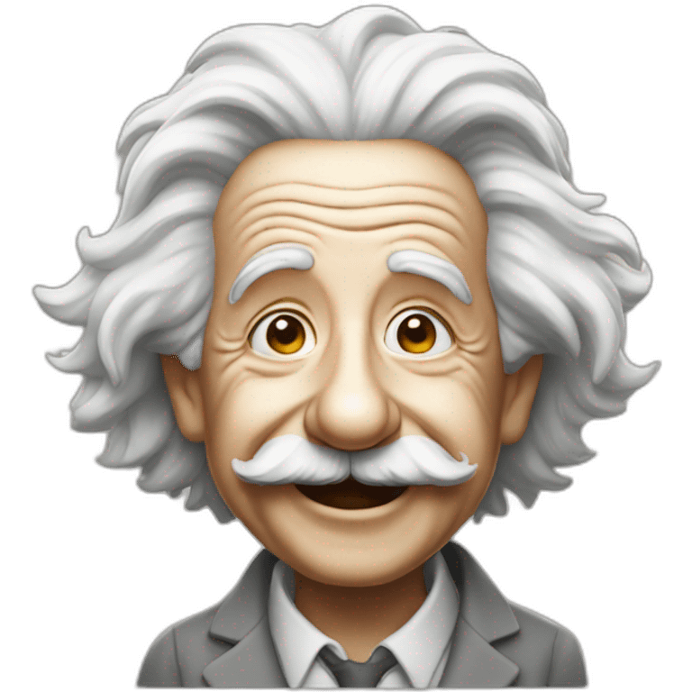 happy einstein emoji