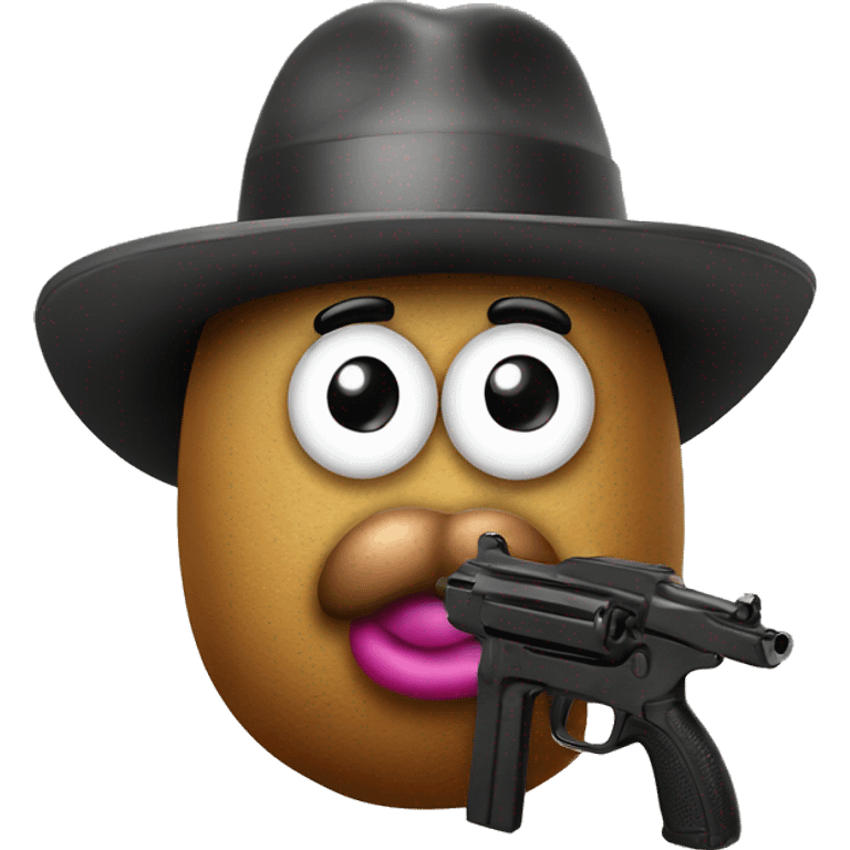 mr potato head with guns emoji