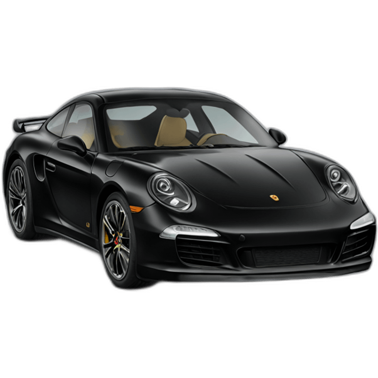 black porche gt emoji