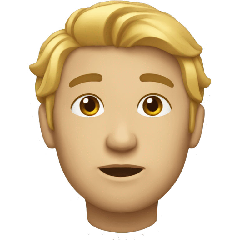 Crea un emoji que asemeje a una persona pensado emoji