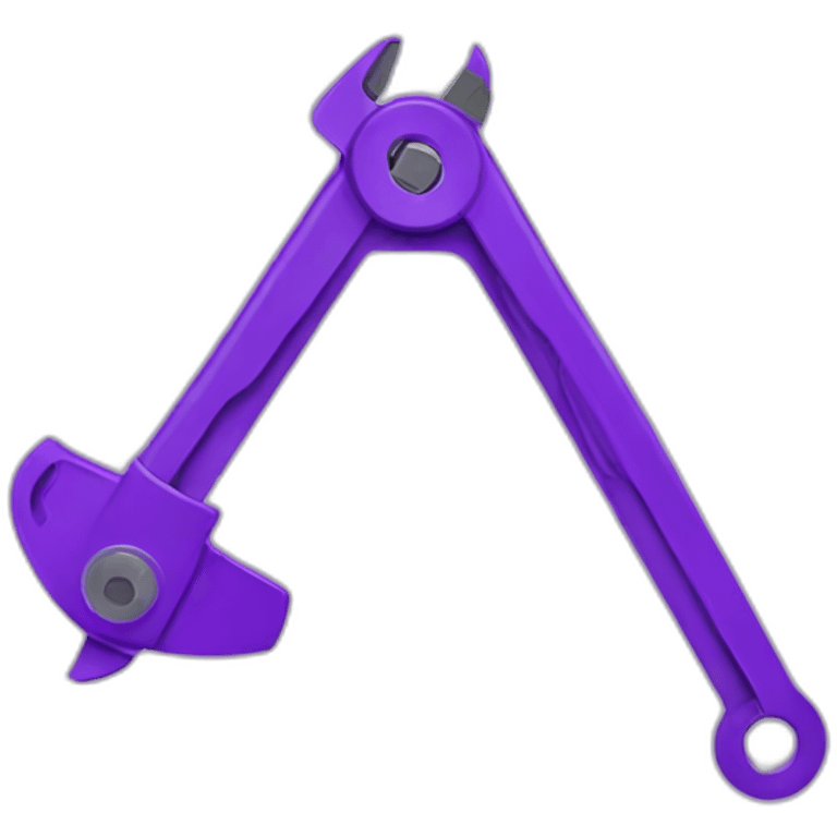 purple calipers emoji