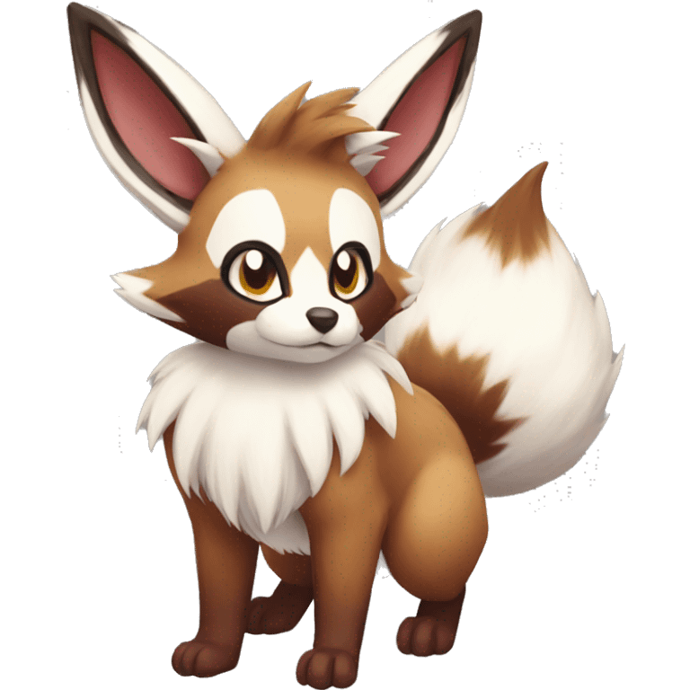 Furret Eevee Lycanroc emoji