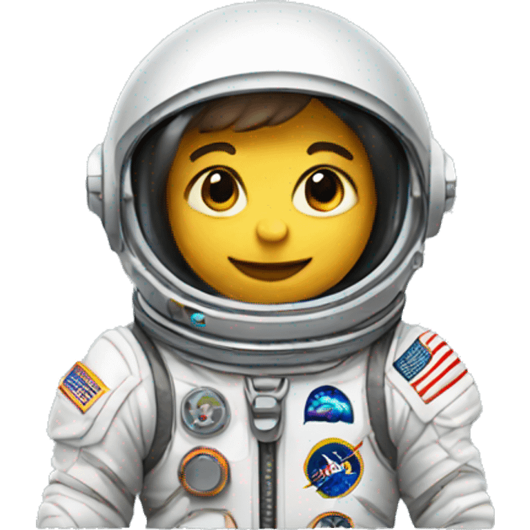 a little astronaut called astro emoji