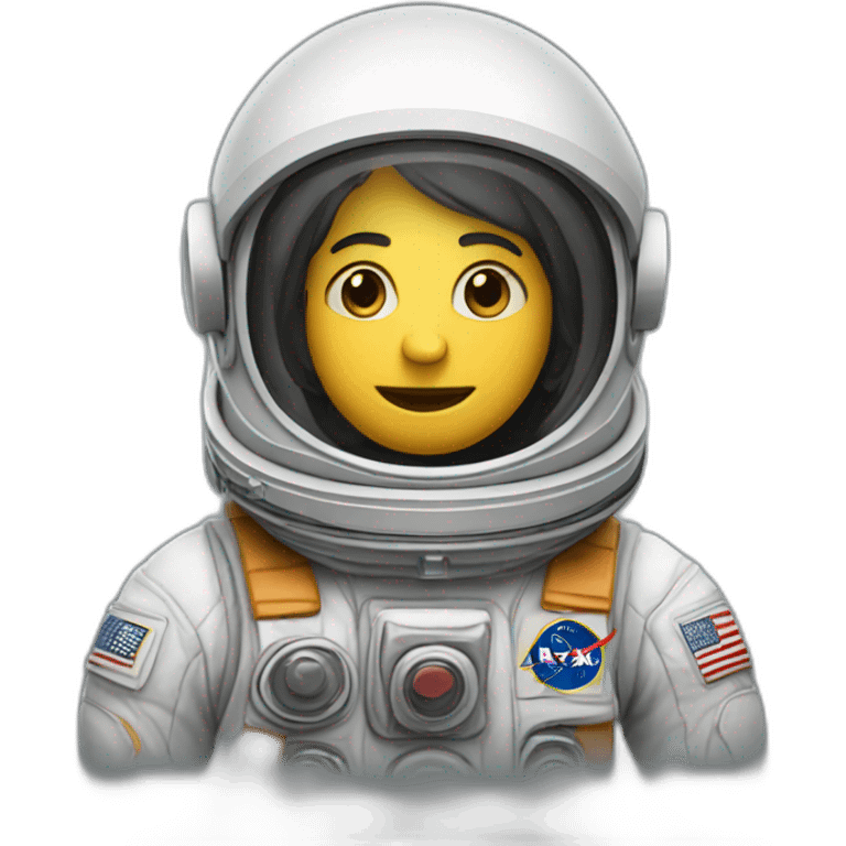 Caca astronaute emoji