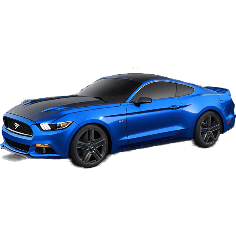 2017 ford mustang grapper blue with purple wheels emoji