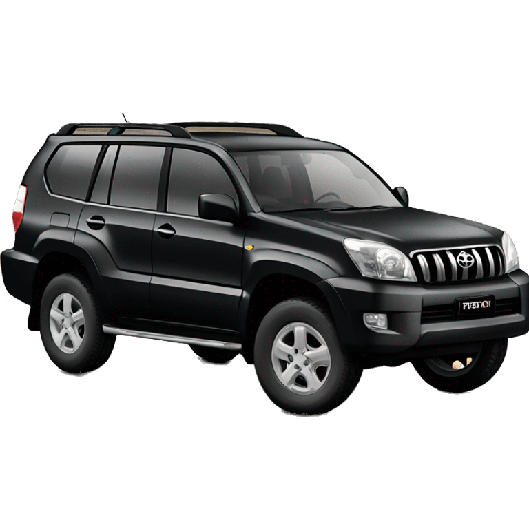 toyota prado 120 black emoji