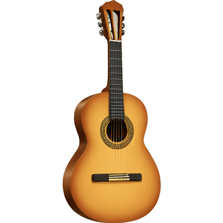 Classical guitar emoji