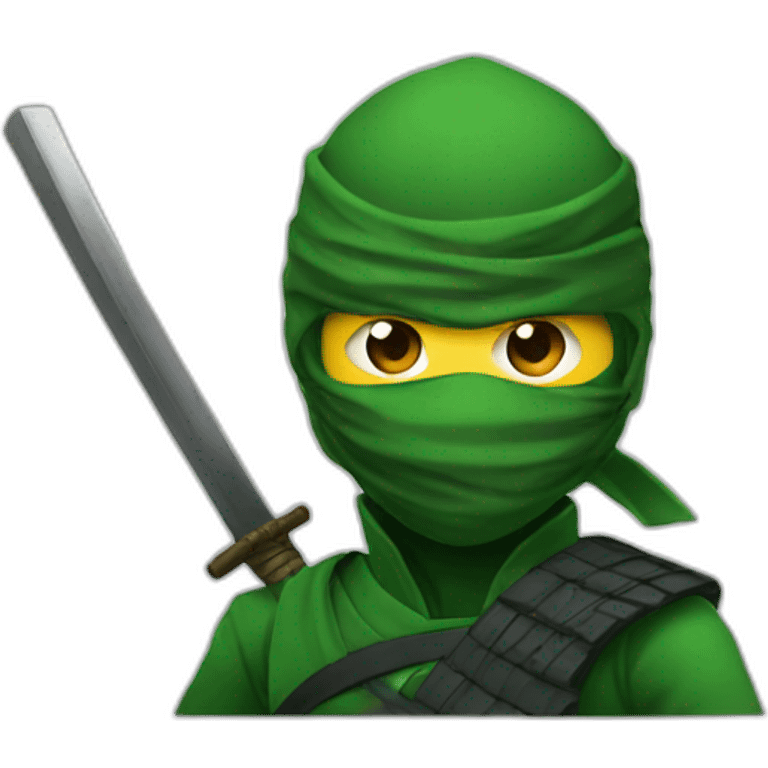 Green ninja  emoji