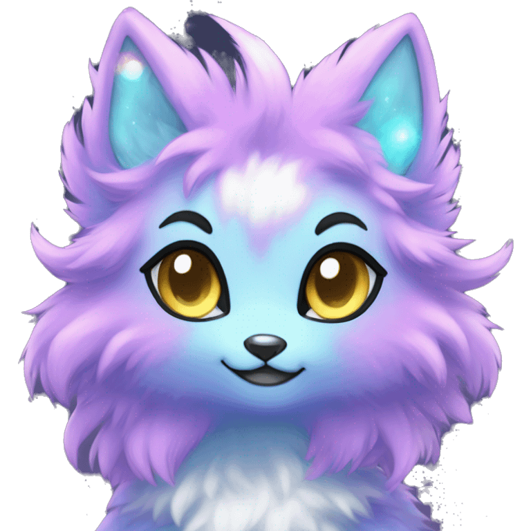 Shiny Fluffy Anthro Sona Nebula Fakemon emoji