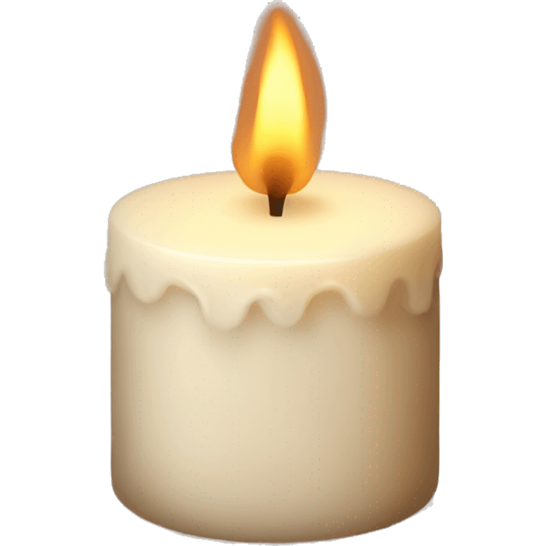 Cozy candle  emoji