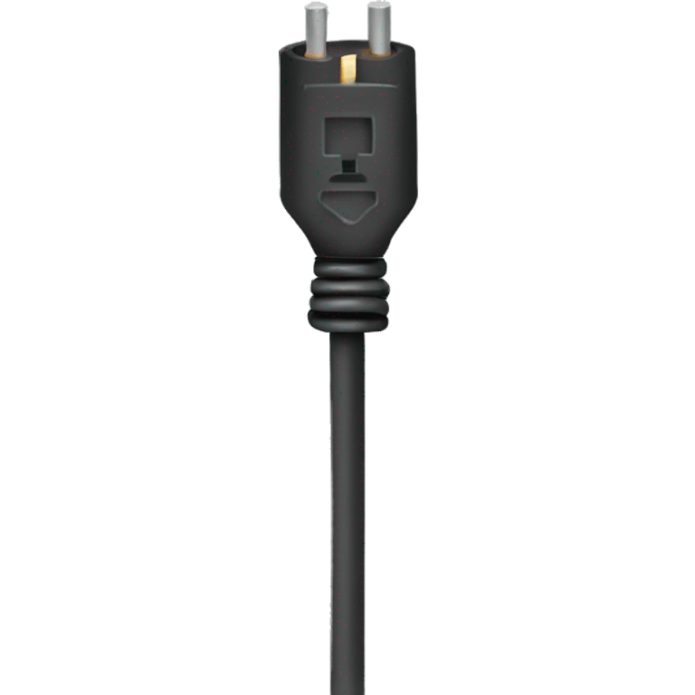 unplugged electrical cable no power emoji