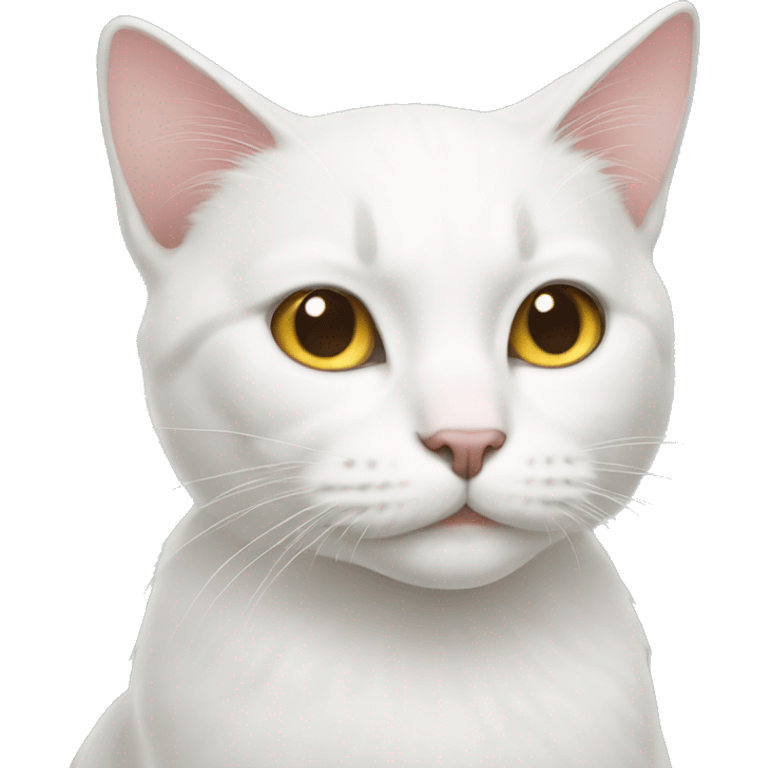 white cat emoji