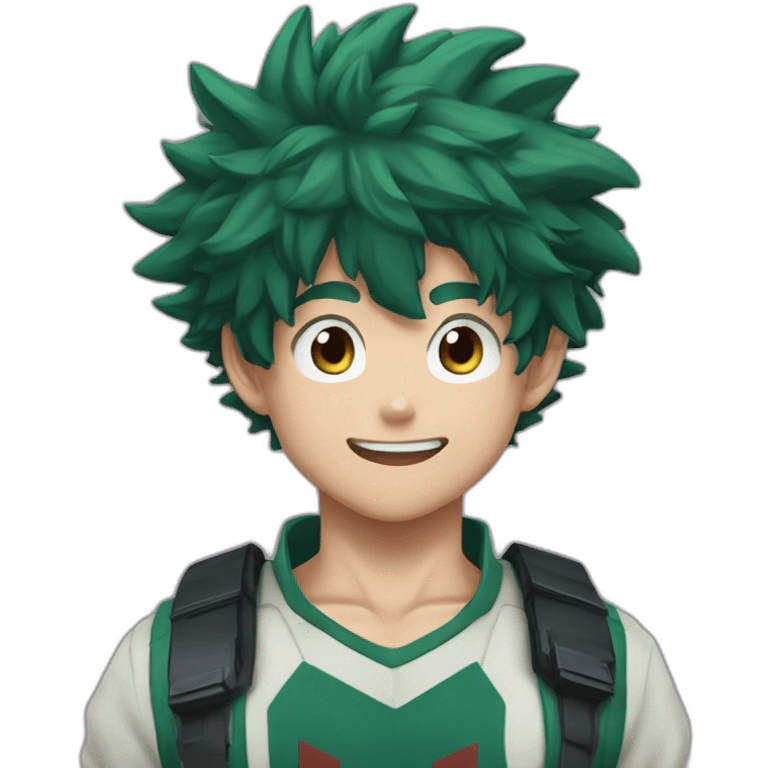 My hero academia deku emoji