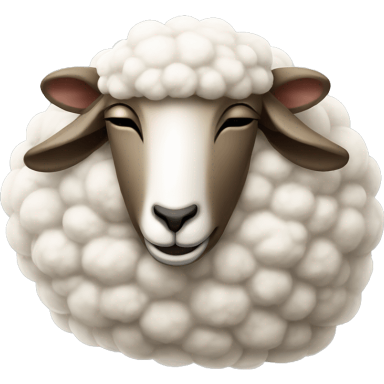 Sleeping sheep emoji