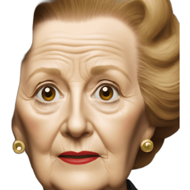 dead margaret thatcher emoji