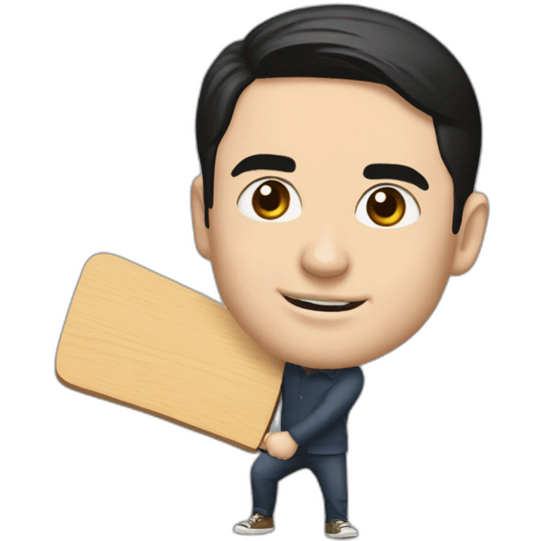 ben shapiro holding board foot emoji