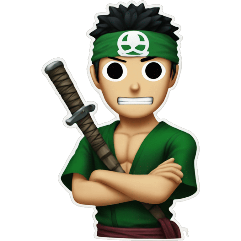 Zoro from one piece  emoji