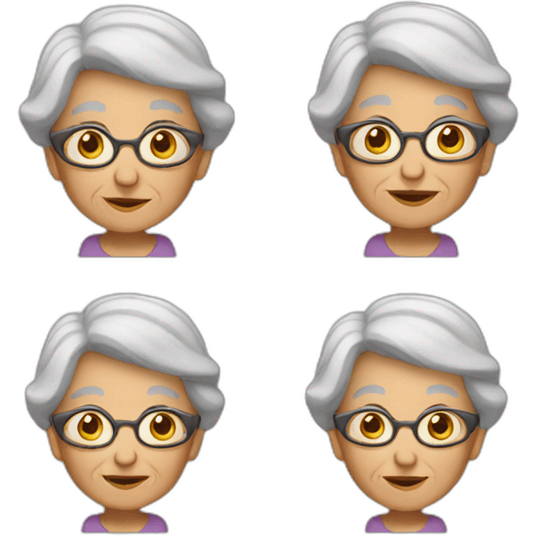 old lady emoji