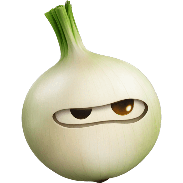 Onion mouth emoji