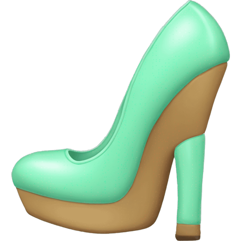 mint heel emoji