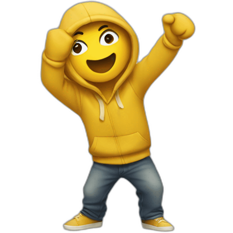 émoji qui fait un dab emoji