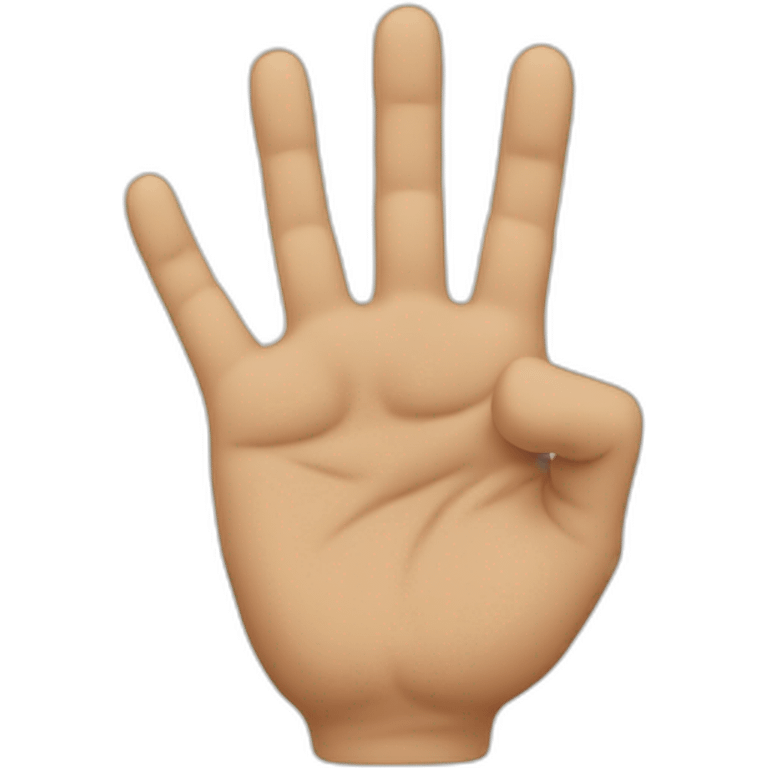 Jul hand symbol emoji