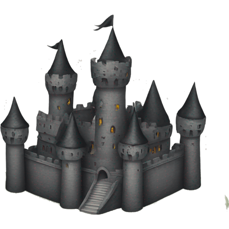 Big dark castle emoji